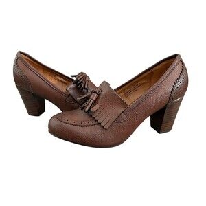G.H. Bass & Co. Leslie Pumps Tassels Block Heel